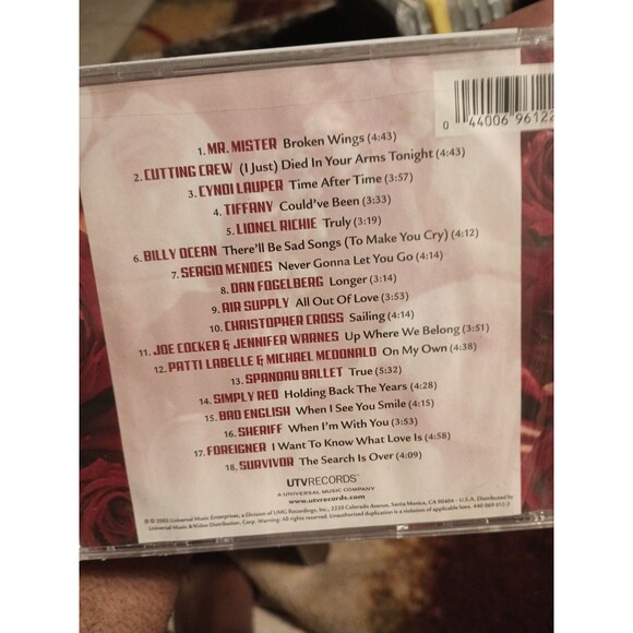 Pure 80's Love: The #1 Hits - Audio CD By Various Artists - Brand New - Picture 2 of 2